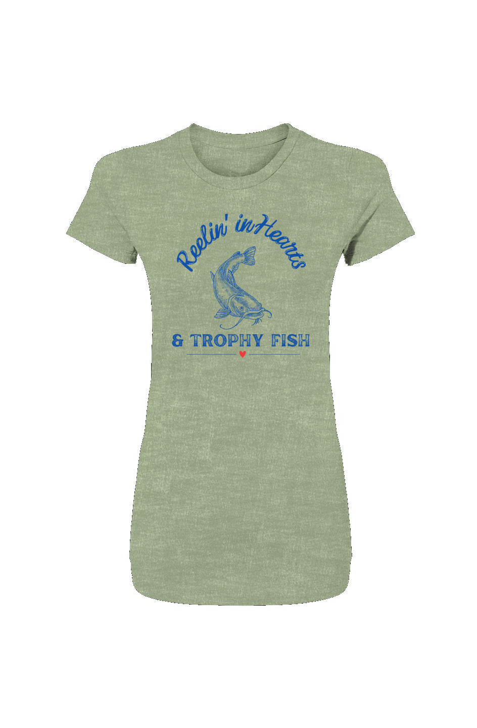 Reelin’ in Hearts & Trophy Fish Women's Tee