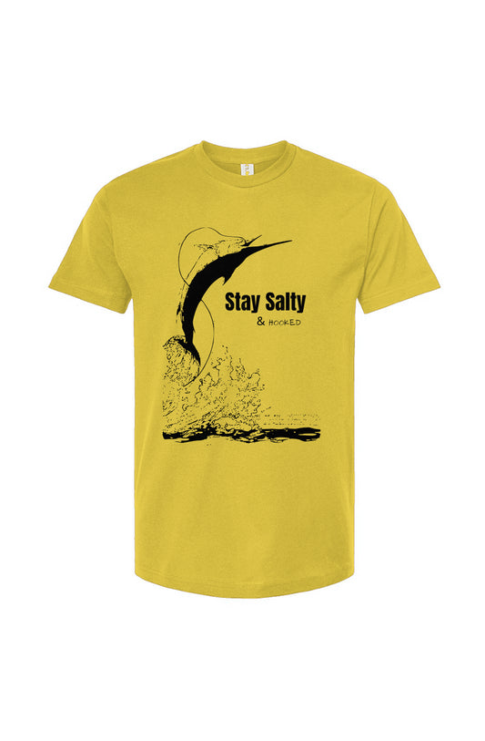 Stay Salty & Hooked Tultex Unisex T Shirt