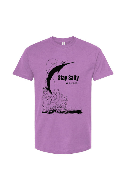 Stay Salty & Hooked Tultex Unisex T Shirt